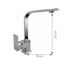 Batarya lavabo kuğu kısa 9802