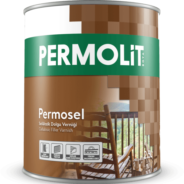 Permosel Selülozik Dolgu Verniği